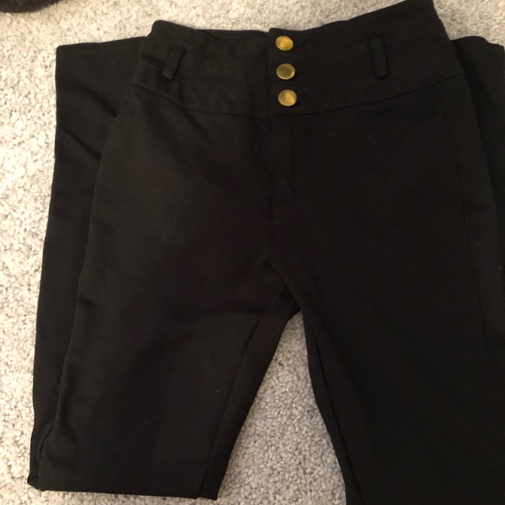 Ci Sono high waisted black skinny pants